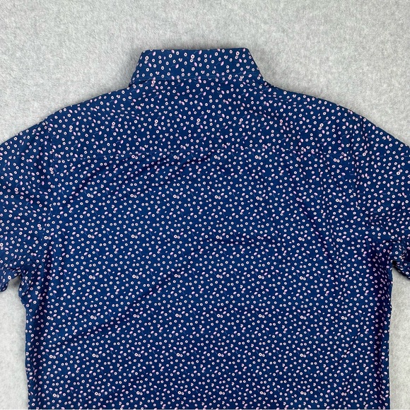 BUGATCHI Shirt Mens XL 8-Way Stretch Oooh Cotton Tech Button Down Floral Print - Picture 6 of 16